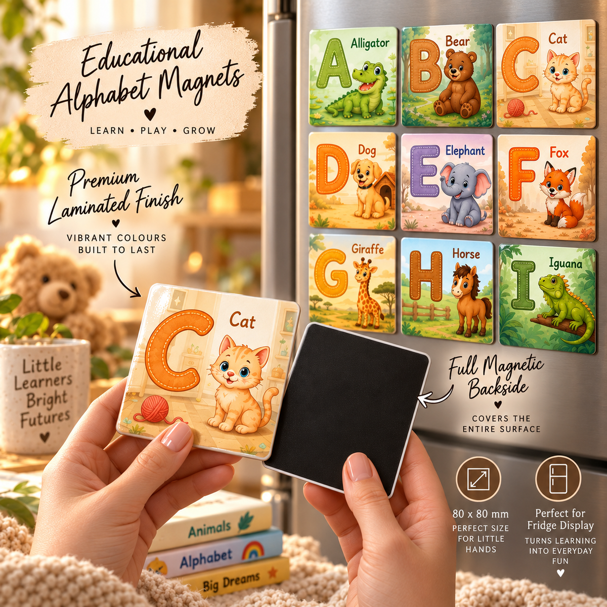 ABC Animal Alphabet Magnets