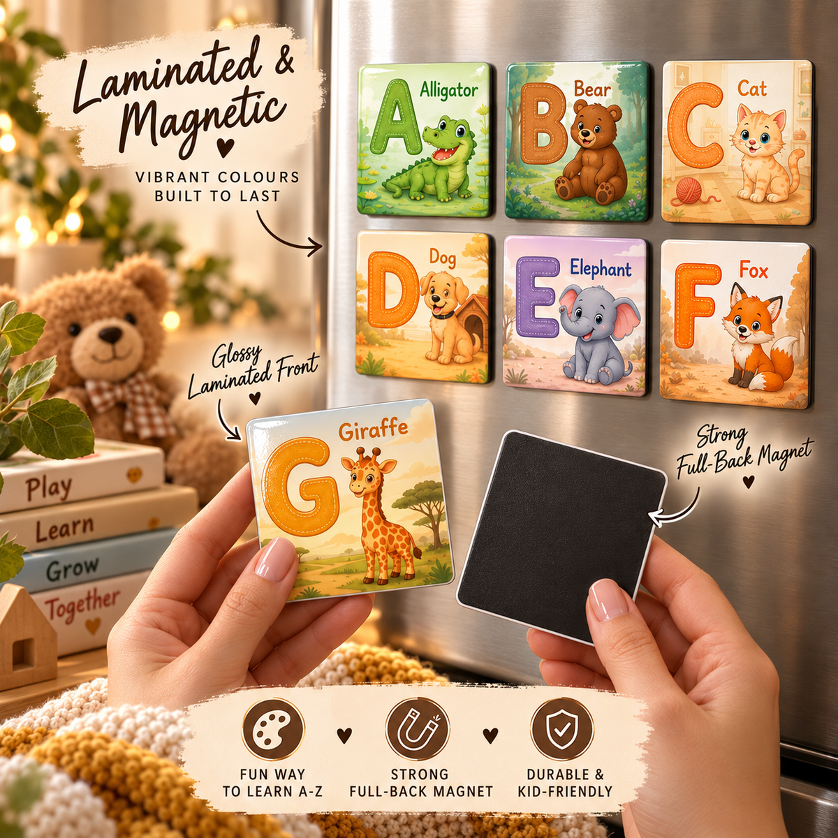 ABC Animal Alphabet Magnets