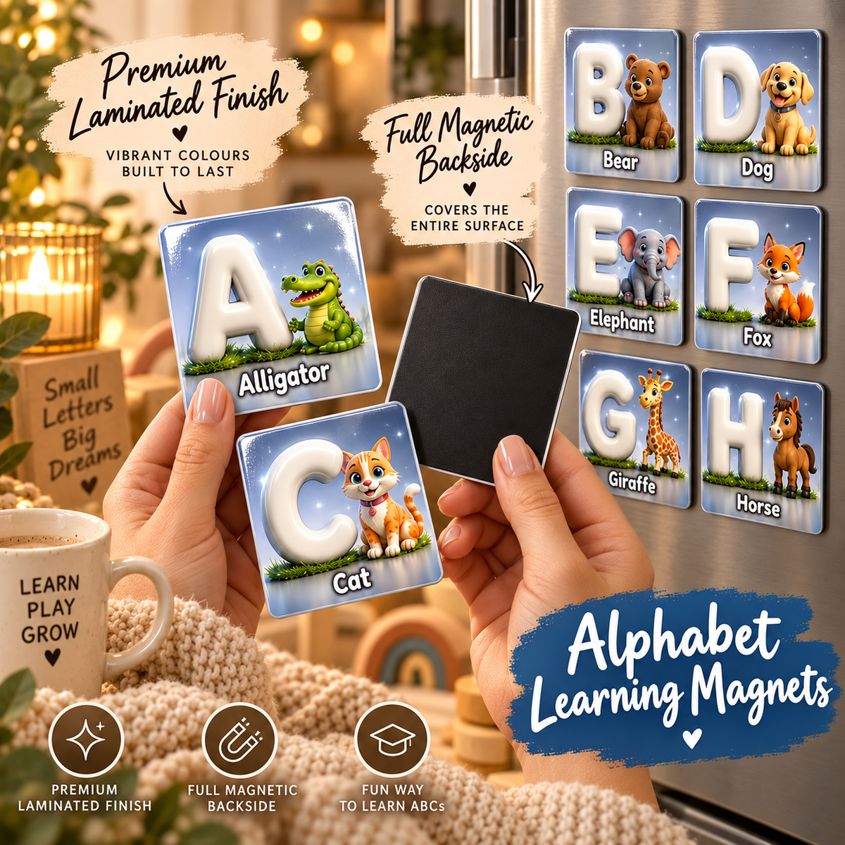 ABC Animal Alphabet Magnets