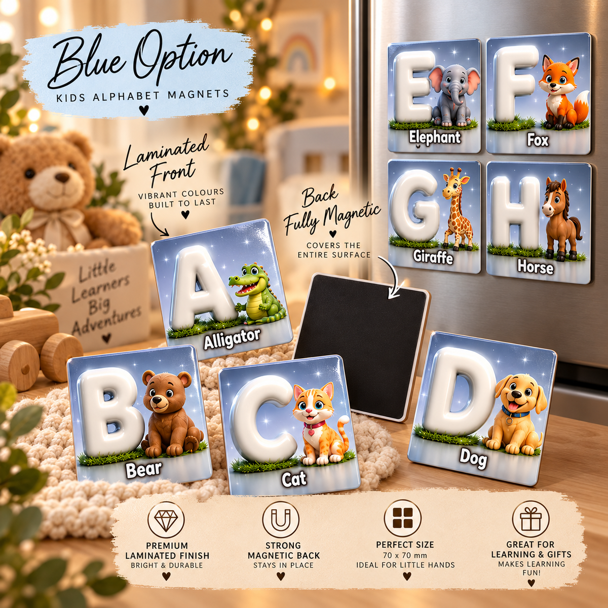 ABC Animal Alphabet Magnets