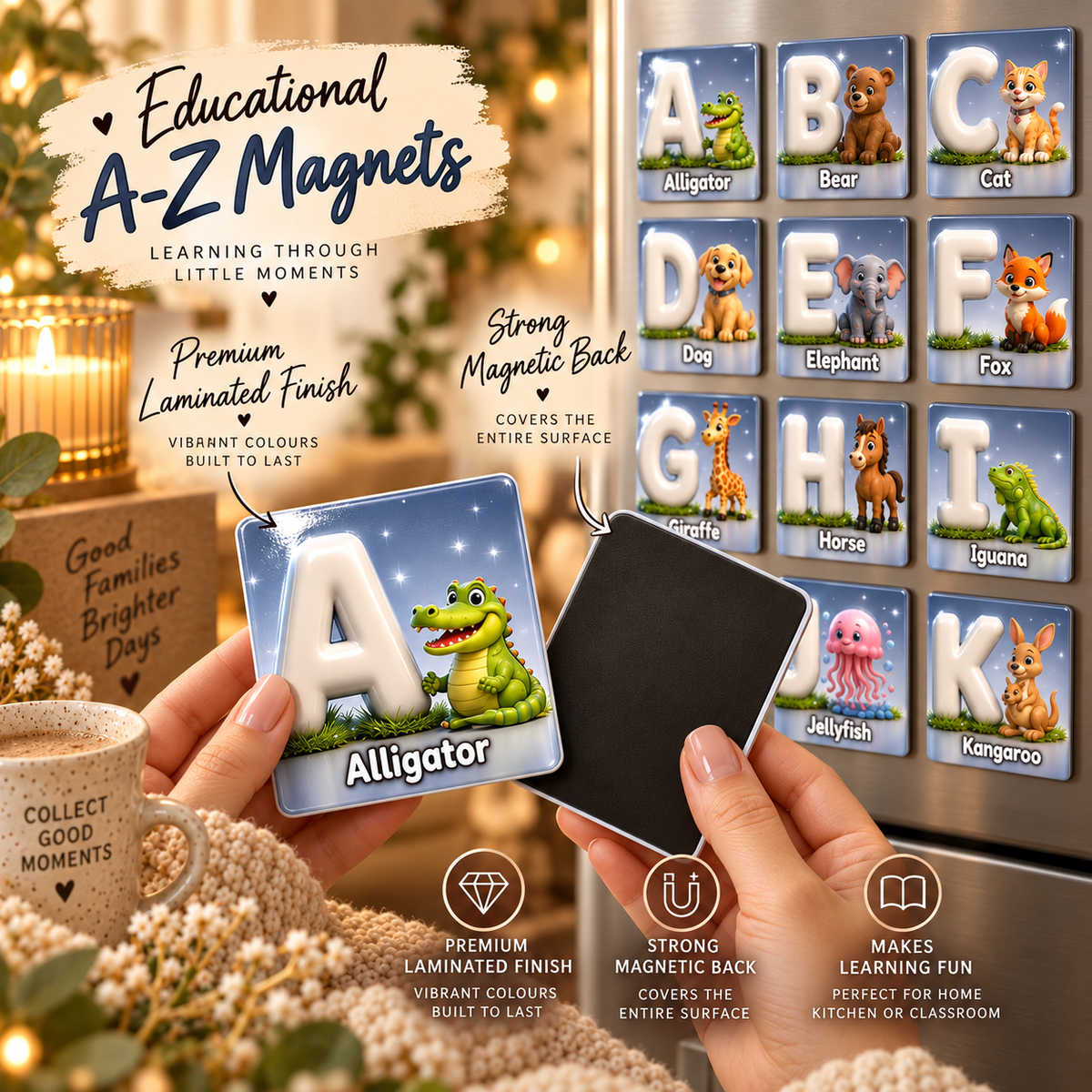 ABC Animal Alphabet Magnets
