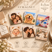 AI Custom Fridge magnet – 5 × 5 cm