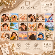 AI Custom Fridge magnet – 5 × 5 cm