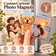 Custom AI Fridge magnet – 6.5 × 9 cm