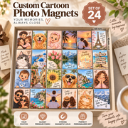 Custom AI Fridge magnet – 6.5 × 9 cm