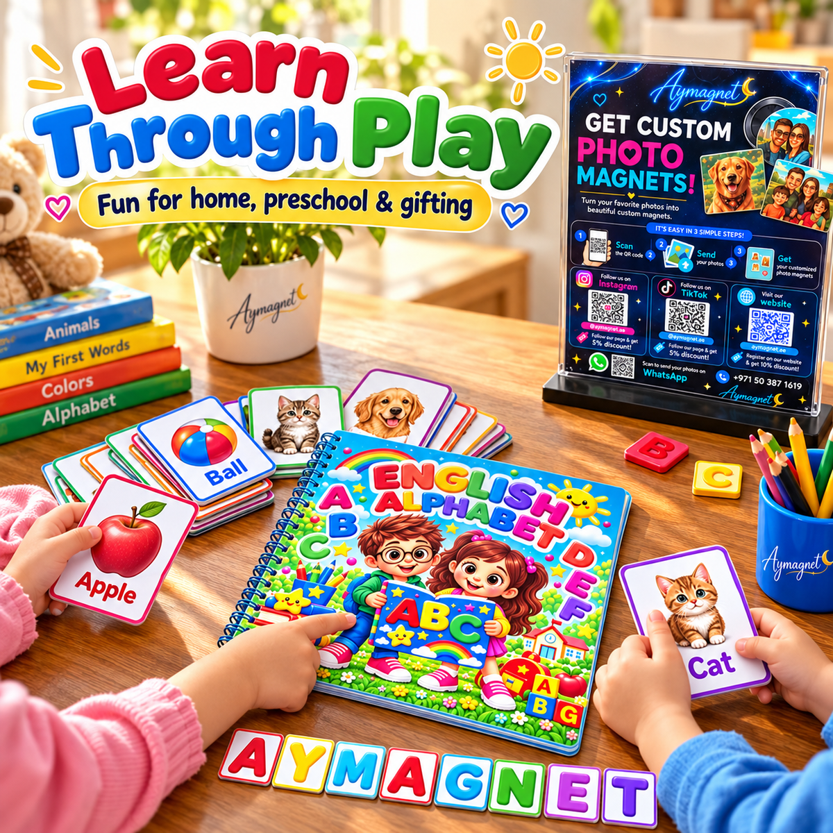 English Alphabet Learning Book for Kids | A–Z Set