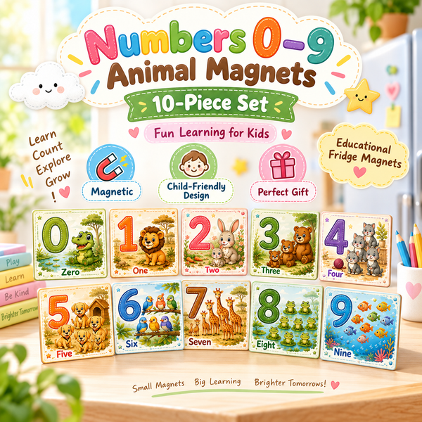 Numbers Learning Magnets 1–10 – Kids Educational Set