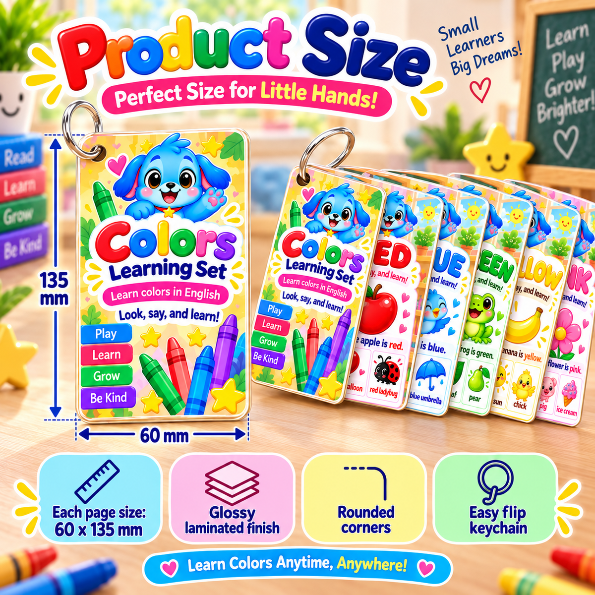 Laminated Learning Sets for Kids | Arabic, English, Numbers