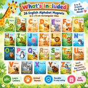 Fridge A B C Alphabet Magnet – 6.5 x 9 cm