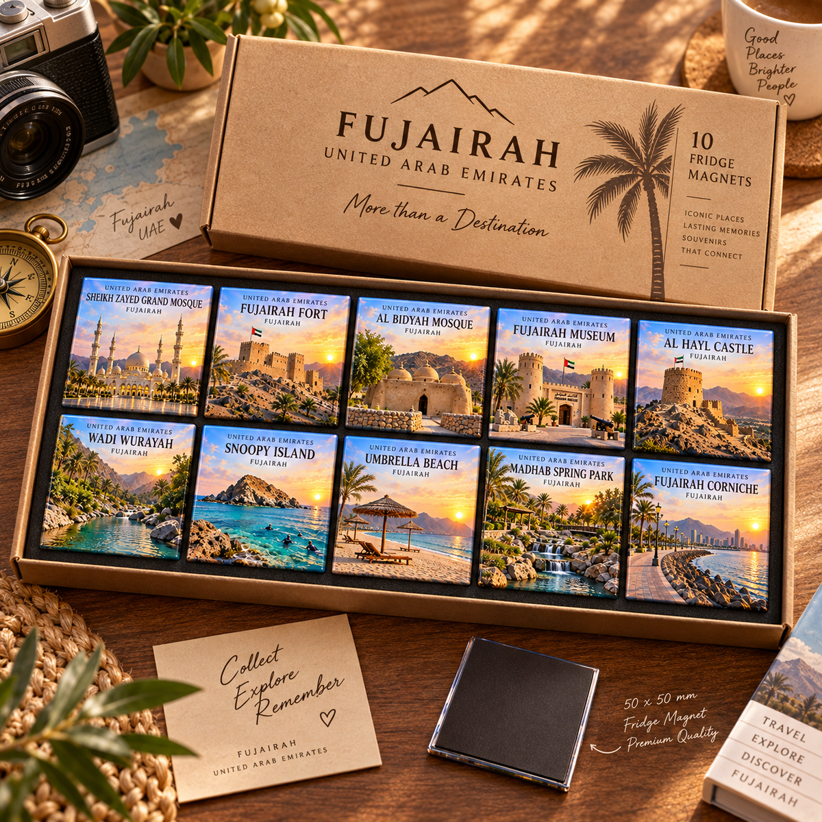 UAE 7 Emirates Landmark Collection – 10 Iconic Landmarks from Each Emirate