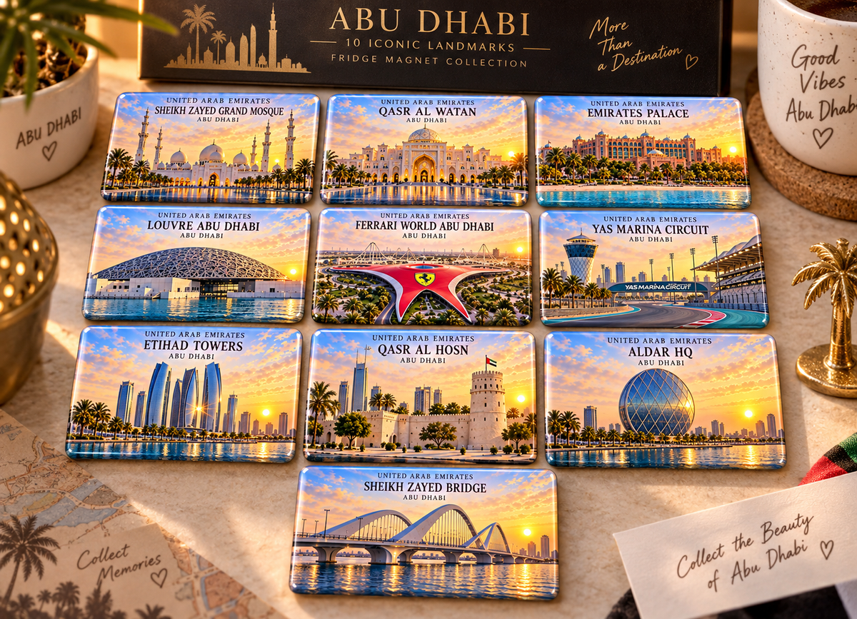 UAE 7 Emirates Landmark Collection – 10 Iconic Landmarks from Each Emirate