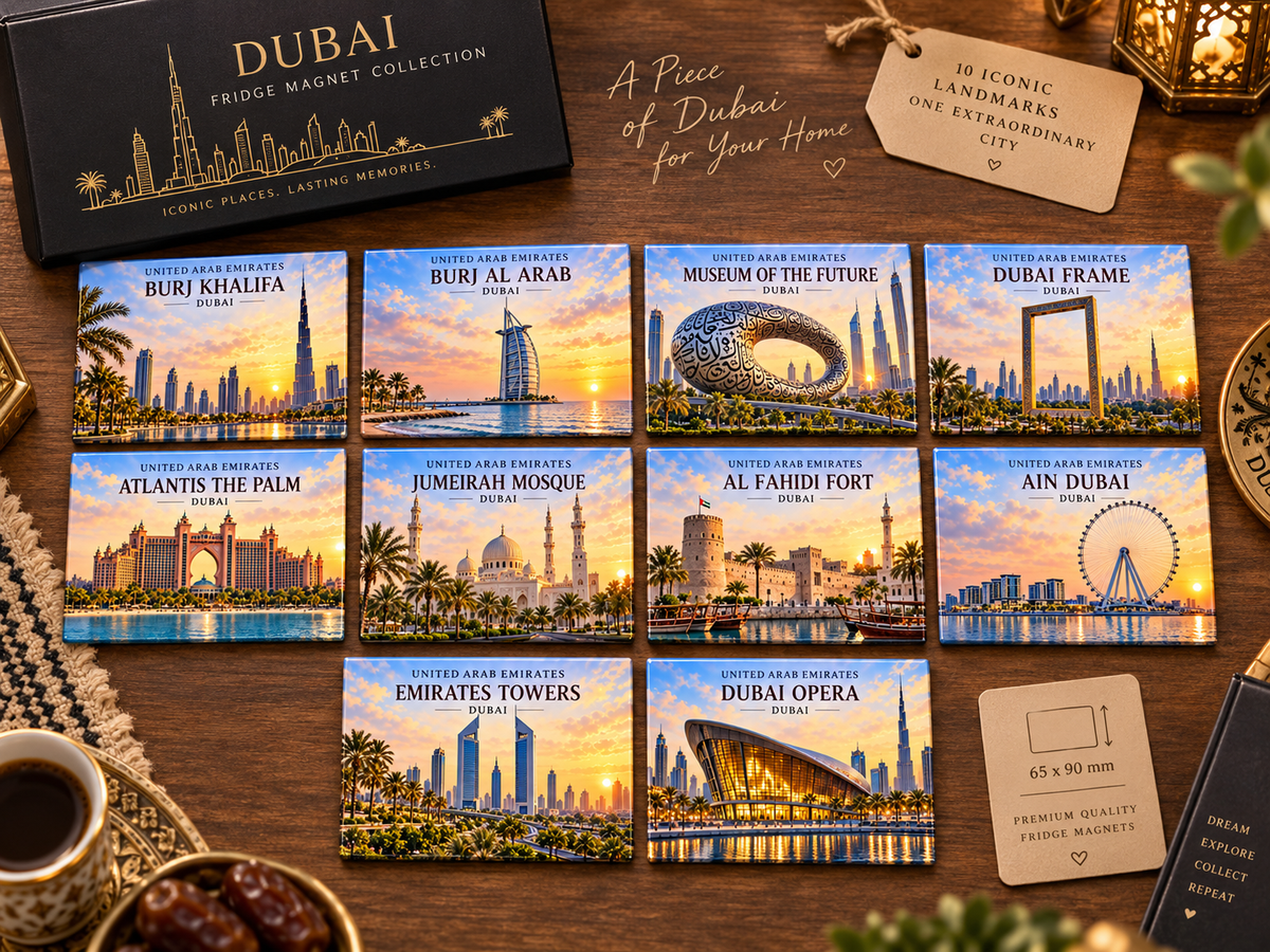UAE 7 Emirates Landmark Collection – 10 Iconic Landmarks from Each Emirate